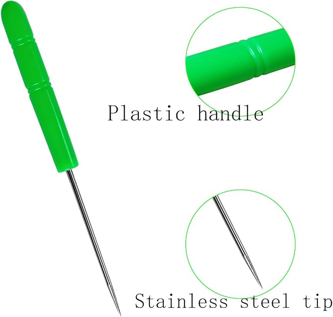 12 Pcs Sugar Stir Needle Scriber Needle Biscuit Icing Pin DIY Baking Pin Stainless Steel Pin Icing Sugarcraft Cake Decorating Needle Tool