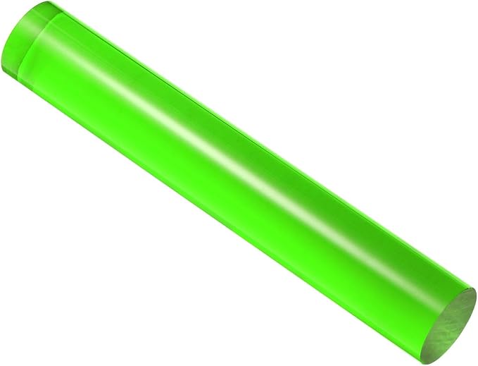 Acrylic Clay Roller, 6 Inch Length 1 Inch Dia., Acrylic Non-Stick Rolling Pin Roller Green - (Applications: for Shaping Sculpting)