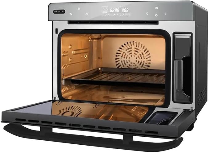 Whynter Combi oven 10-in-1 Multi-Function Steam,Air Fryer, Broil, Bake, Yogurt Maker, Dehydrator, 2026 Edition, Intelligent Convection 40 Quart Large Capacity Counter Top TSO-488GB-2