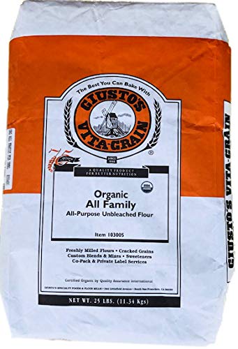Giusto's Organic All-Purpose All-Family Flour, 25 lb.