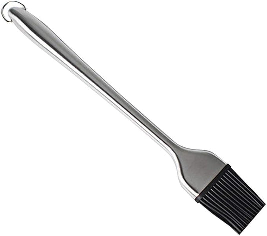 BBQ Grill Basting Brush Silicone Cooking Pastry Brush with Stainless Steel Handle Heat 230 Degree for Sauce Marinade Steak Meat 30cm