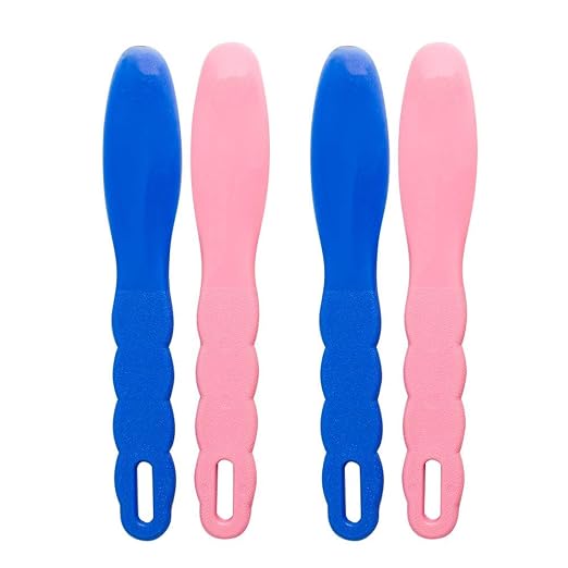 BONEW 6pcs Assorted Dental Lab Plastic Mixing Spatula for Impression Material Alginate