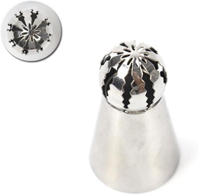 Russian Sphere Nozzle Piping Tip Stainless Steel by Chef Collection (1, 484)
