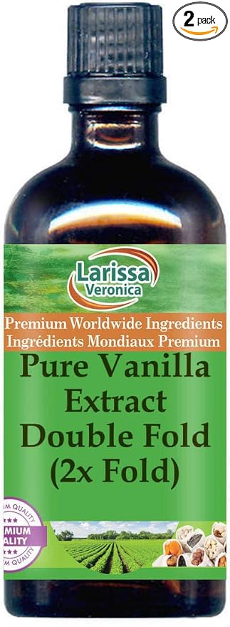 Pure Vanilla Extract Double Fold (2x Fold) (1 oz, ZIN: 527241) - 2 Pack