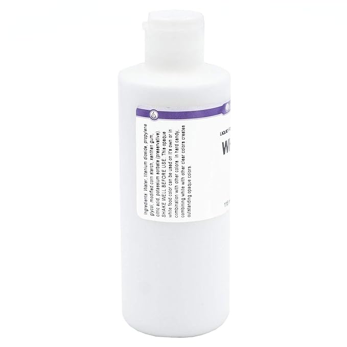 LorAnn White Liquid Food Coloring, 4 ounce bottle