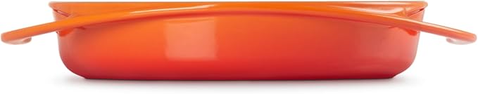 Le Creuset Enameled Cast Iron Traditional Round Tarte Tatin Dish, 2 qt., Flame