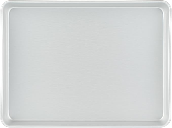 Restaurantware-Met Lux 13 x 9 x 2 Inch Straight-Sided Baking Tin, 1 Rectangular Cake Pan - Oven-Ready, Freezable, Anodized Aluminum Baking Sheet Cake Pan, Greaseproof, For Birthday