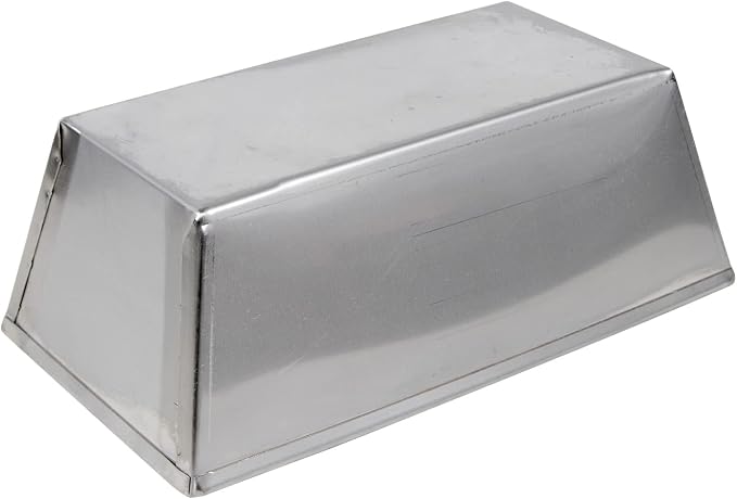 Homeplace Loaf Pan Large 9x5 Stainless Steel Stainless Steel - Hand Made In USA - Not Polished Food Service Grade