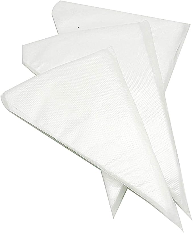 Pastry Piping Bags Set of 100 - Disposable Cake Decorating Bags - Thickened Icing Piping Bag Cake Cupcake Decorating Bags - Baking Cookie Candy Supplies Kit (12 Inch)