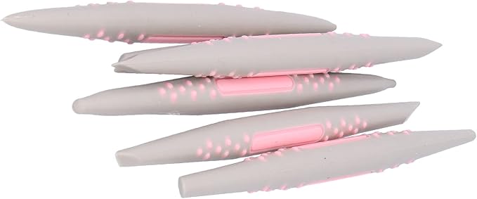 FLEXMAN 6Pcs Silicone Clay Sculpting Tool, Fondant Cake Decorating Tools, Modeling Dotting Tool, Pottery Craft Use for DIY Handicraft, Silicone Brush, Sculpture Pottery, Nail Art