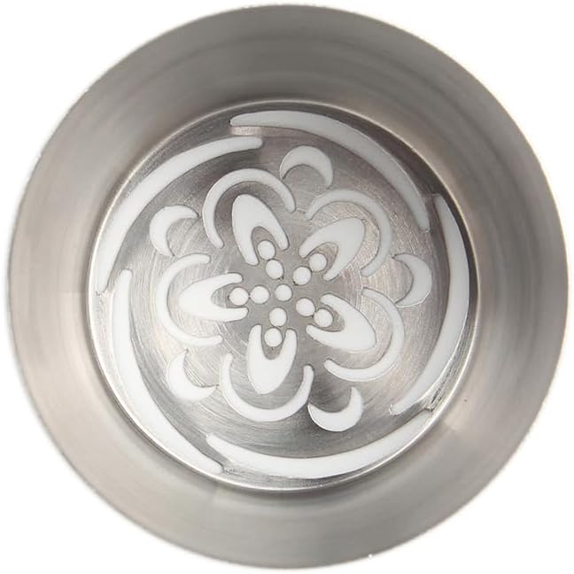 1 Piece Stainless Steel Extra Large Pretty Flower Icing Tip,Cake Decorating Piping Nozzle for Cupcakes Marshmallow Bouquet,Pastry Frosting Russian Piping Tip,Bakery Sugar Craft Tools