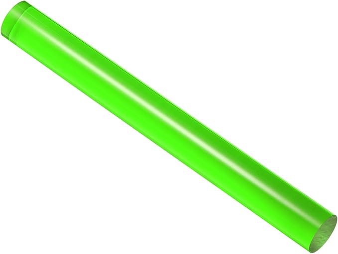 Acrylic Clay Roller, 9 Inch Length 1 Inch Dia., Acrylic Non-Stick Rolling Pin Roller Green - (Applications: for Shaping Sculpting)