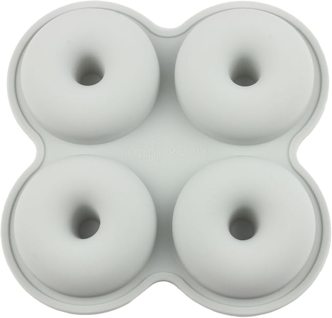 4 Cavity Donut Silicone Candy Molds For Candy Chocolate Baking Cake Decoration