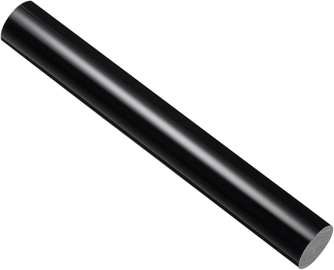Acrylic Clay Roller, 8 Inch Length 1 Inch Dia., Acrylic Non-Stick Rolling Pin Roller Black - (Applications: for Shaping Sculpting)