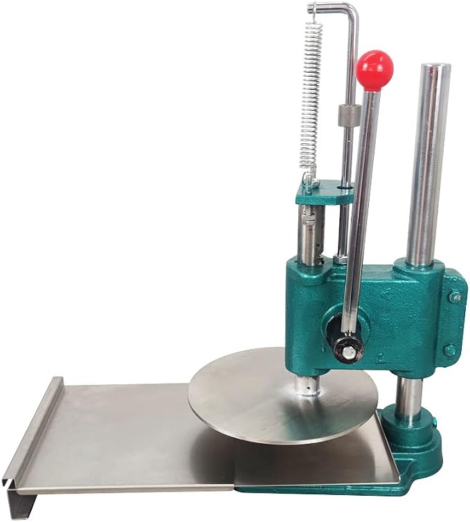 INTBUYING Manual Pizza Dough Sheeter Machine 9.5" Stainless Steel, Household Pastry Press Machine for Homemade Pizza Pasta Baking
