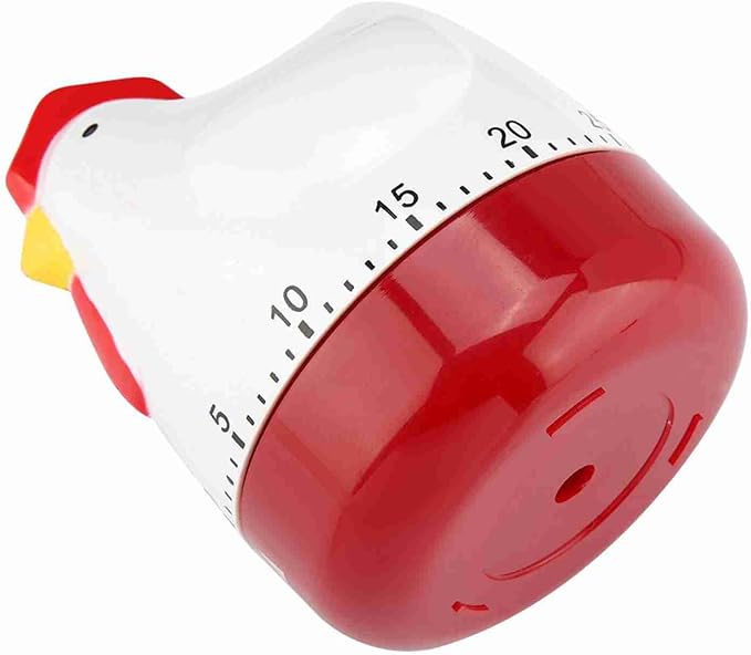 Kitchen Timer Cute, Mechanical Chicken Egg Timer, Up to 60 Minutes, Chicken Mechanical Wind Up Timer for Cooking, Children’S Study, Timing Reminder, Home Decor