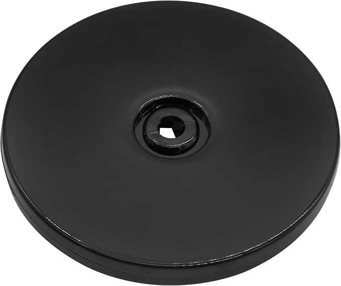 Piutouyar Plastic Turntable Bearings Hardware, 4 Inch / 100mm Plastic Acrylic Black Turntable Organizer for Kitchen Spice Rack Table Cake (4 Pack)
