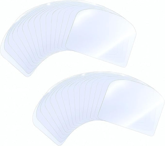 30 PCS Transparent Cake Cream Scraper Icing Smoother, Flexible Plastic Scraper Tool Plastic Cake Scraper Smoother for Bakery Pastry Cake Decoration Kitchen DIY Baking Tool