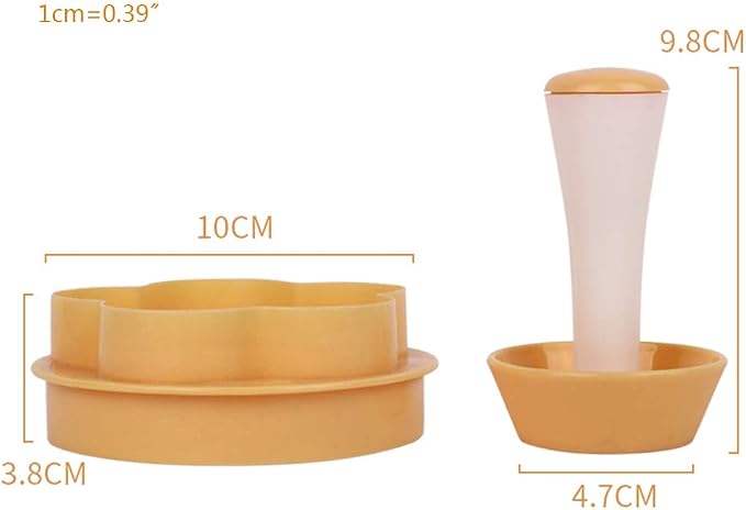 Tartlet Dough Press & Mold Set, Dual-sided Pastry Tamper for Egg Tarts, Pies, Muffin Cups & Cheesecake Pans, Baking Tool for Home Kitchen