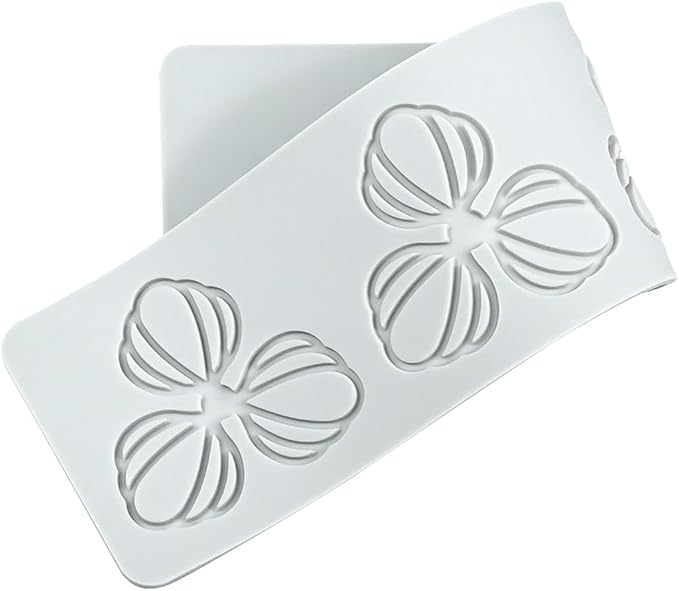 mostsom Three-Leaf Silicone Mould Lace Pad Exquisite Cake Decorating Grade Craft Mat Fondant Food Lace Cake 3D Mold Baking Sugar Paste (G_Three-Leaf)