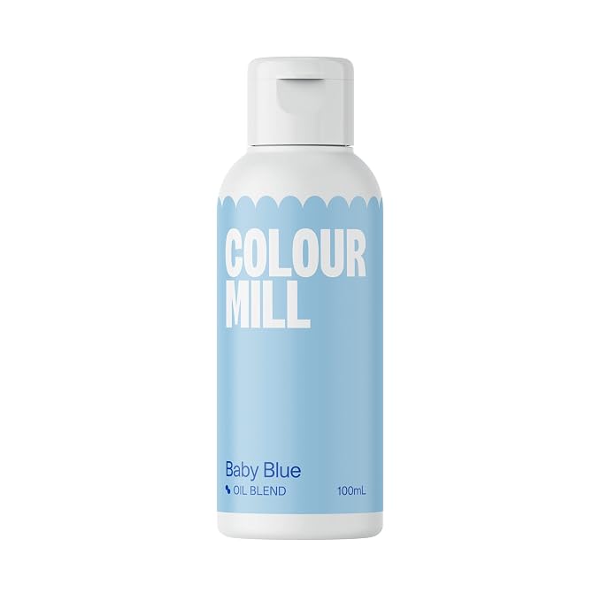 Colour Mill Oil-Based Food Coloring, 100 Milliliters (Baby Blue)