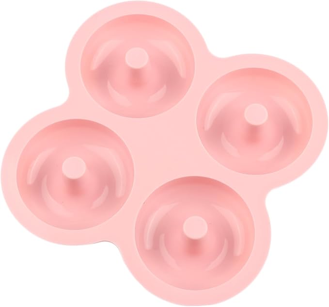 4 Cavity Donut Silicone Chocolate Molds Doughnut Pan Baking Mold For Chocolate Candy