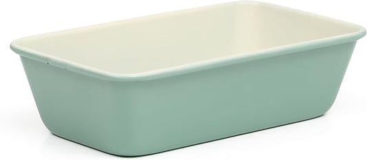 Martha Stewart Gallen 9 Inch Nonstick Carbon Steel Loaf Pan – Teal, Durable Bakeware for Even Baking and Easy Release