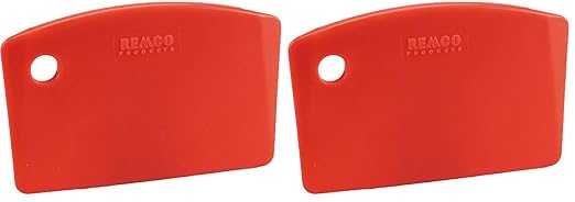 Remco 69594 Scraper,Bench,5.5",PP,Red, 1 Count (Pack of 2)