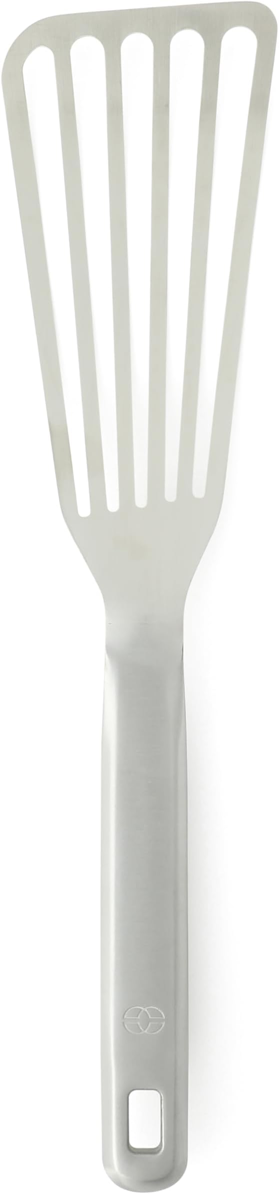 Calphalon Prime Slotted Spatula, Slotted Fish Turner, Stainless Steel Kitchen Flipping Spatula, Flexible Heavy-Gauge Heat Resistant for Seafood, Weighted Handle for Control