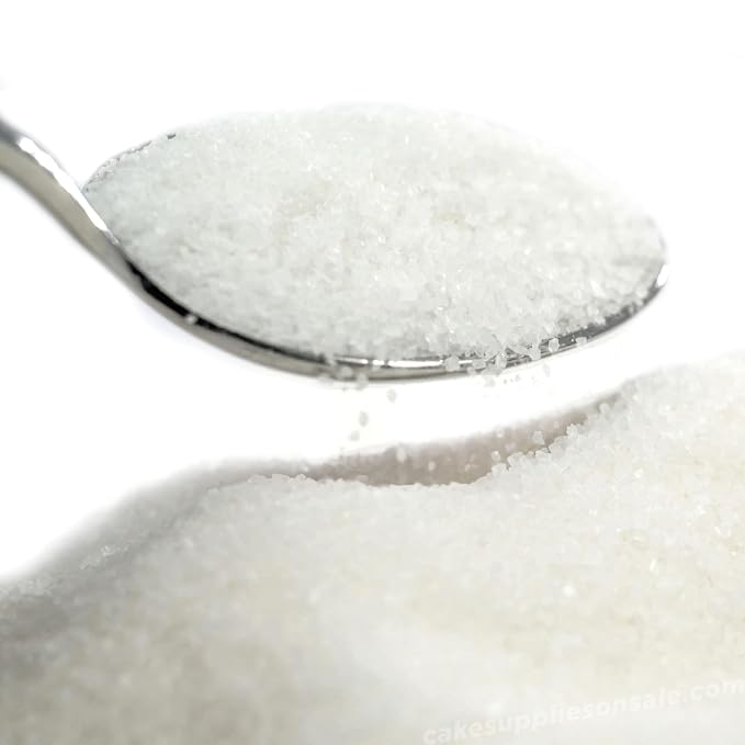 White Sanding Sugar Sprinkles for Baking, 8.8OZ - 249g. Edible Sparkling Sugar Crystals for Cakes, Cupcakes, Cookies, Ice Cream & Desserts, Decorative Sugar for Holiday and Party Treats