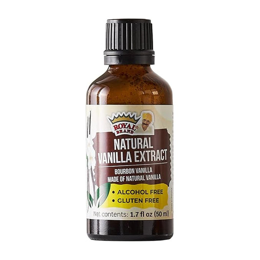 Pure Vanilla Extract Madagascar Bourbon Variety / Non Alcoholic Vanilla Extract, Sustainably and Ethically Sourced Vanilla / 1.7 Fl oz / 50 ml / Halal / Glas bottle