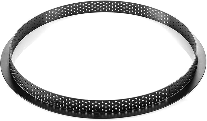 Silikomart "Tarte Ring 250" Heat-Resistant Perforated Plastic Cutting Ring 9.84 Inch Diameter (1 Each)