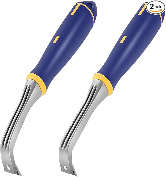 Bates- Carbide Scraper, 1 Inch, 2 Pack, Three-Edged Tungsten Steel Triangular Blade