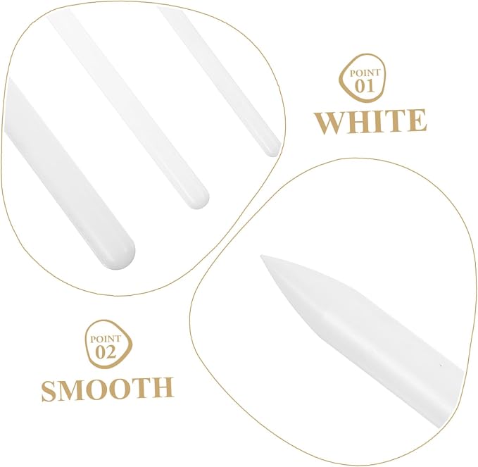 Alipis 3pcs Fondant Cake Decorating Kit Nonstick Rolling Pin Cake Smoother Baking Stick Carving Modeling Tool