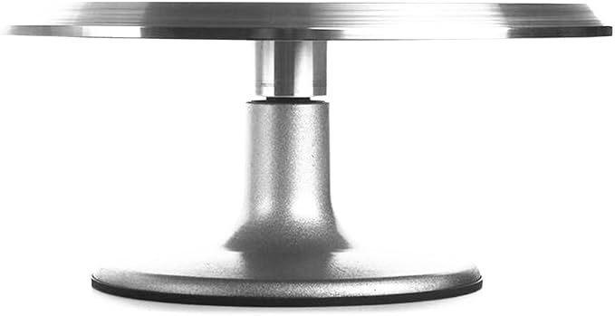 Cake Stand, Rotating Cake Decorating Stand Revolving Pottery Stand Turntable with Ball Bearings Diameter Heavy Duty 12 INCH