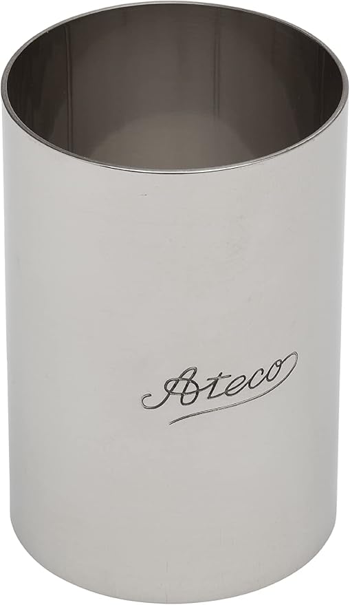 Ateco Round Stainless Steel Form, 2 by 3-Inches High