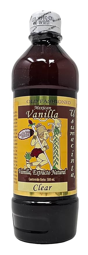 Usumacinta Pure Mexican Vanilla, 16.8 Ounces, Clear