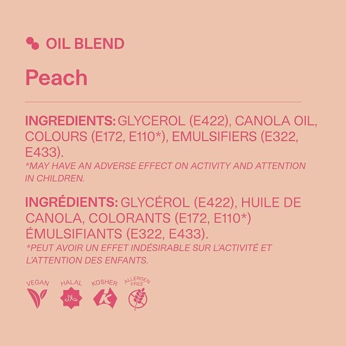 Colour Mill Oil Blend Food Coloring, 20 Milliliters Peach