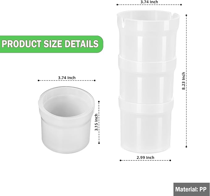 Pastry Piping Bag Holder Stand for Filling, Translucent Clear Plastic Cream Icing Bag Rack, Cake Decorating Tools (1 Pcs)