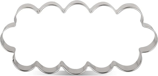 LILIAO Scalloped Edge Cookie Cutter, Biscuit Cutters, Stainless Steel (5 x 2.3 inches)