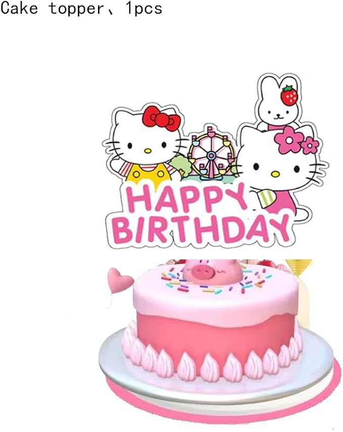 25PCS Cake Toppers Cupcake Toppers Cake Decorations Birthday Party Supplies Decorations (Style 1)