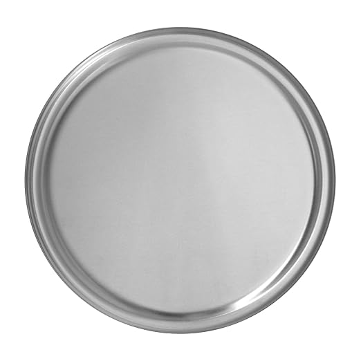 Chef Approved Aluminum Stable Dough Proofing Pan Lid | Professional Round Shape Retarding Stackable Bakeware Pot for Bakery Pastry Coffee Shop | Fits 96DPAN | Break Resistant, 9.2"W x 9.2"D x .13"H