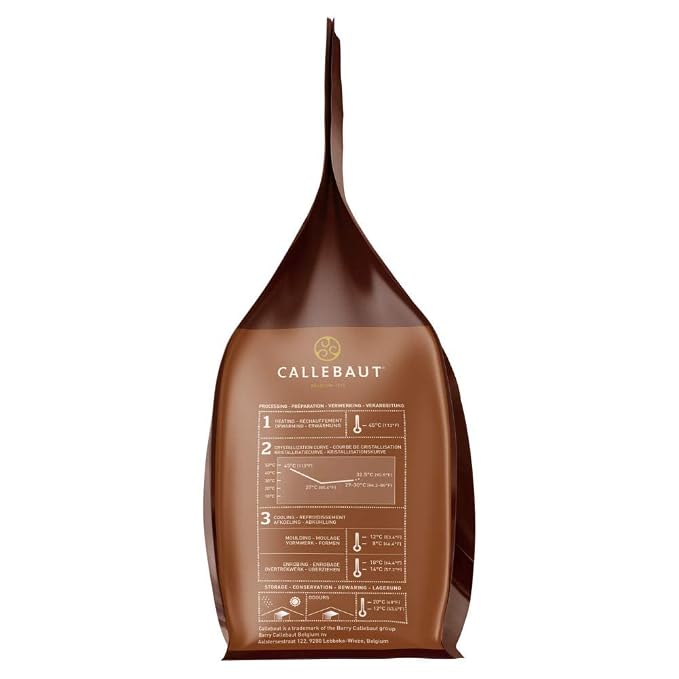 Belgian Milk Chocolate Baking Callets (Chips) - 33.6% - 1 bag, 5.5 lbs