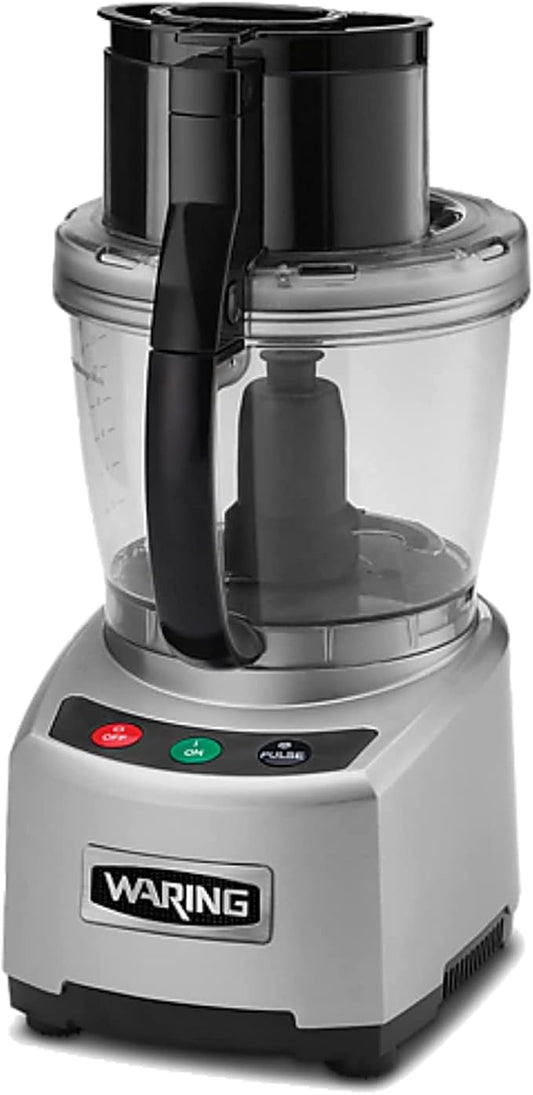 Waring Commercial Food Processor, 4-Quart Capacity, 2 Horsepower Motor, Large Capacity Vegetable Chopper for Professional Kitchens, WFP16S