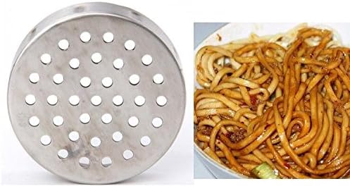 Stainless Steel Manual Noodles Press Machine Pasta Maker with 5 Noodle Mould