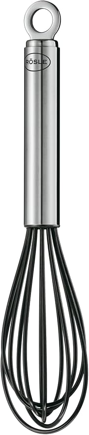 Rösle Stainless Steel & Silicone Balloon Egg Whisk, 6 Wire, 10.6-inch