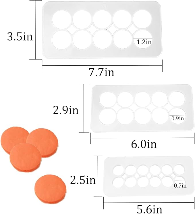 12 Pcs Square Fondant Cutter Puzzle Fondant Cutters - 4 Size Geometric Shape Fondant Cutter Cake Border Decorating Tool, Creative Cake Decorating