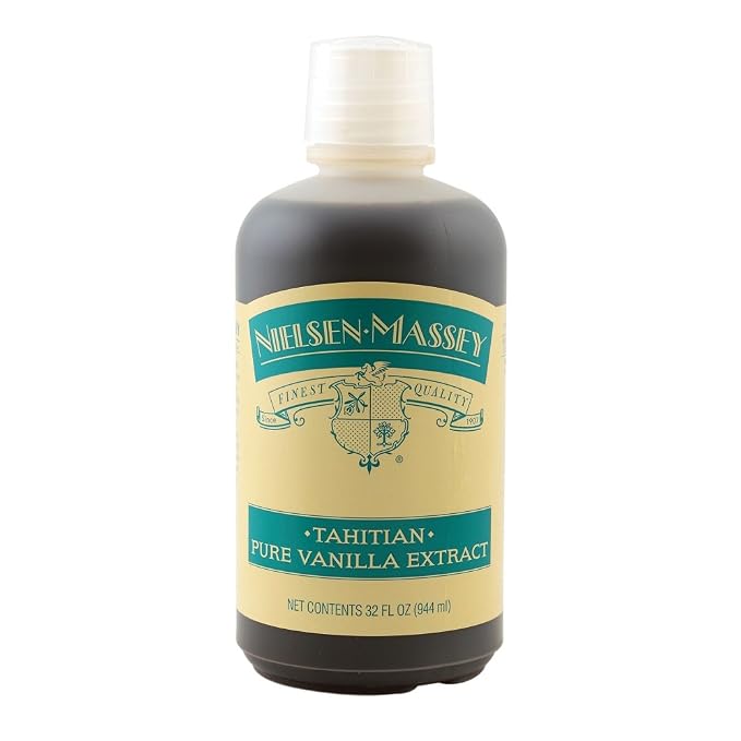 Nielsen-Massey Tahitian Pure Vanilla Extract for Baking and Cooking, 32 Ounce Bottle