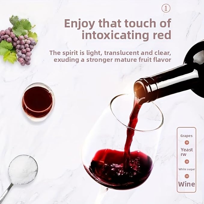 Angel fruit 果酒曲葡萄水果酵母wine yeast, grape fruit yeast, Yangmei mulberry wine red wine yeast, RW version suitable for dark fruits (10g * 1 bag)