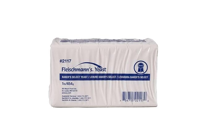 Fleischmanns Compressed Fresh Yeast, 1 Pound -- 24 per case.